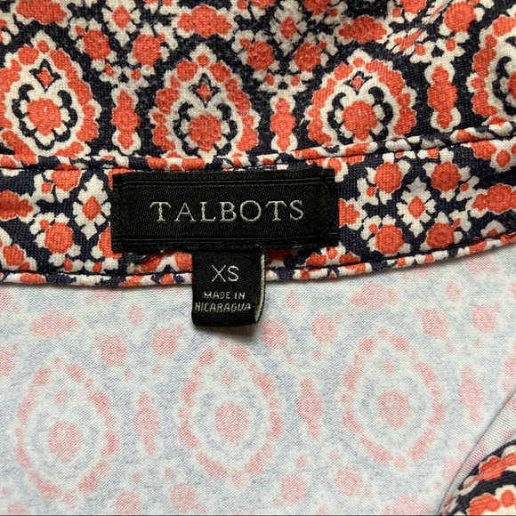Talbots Patterned Blouse - Picture 3 of 7